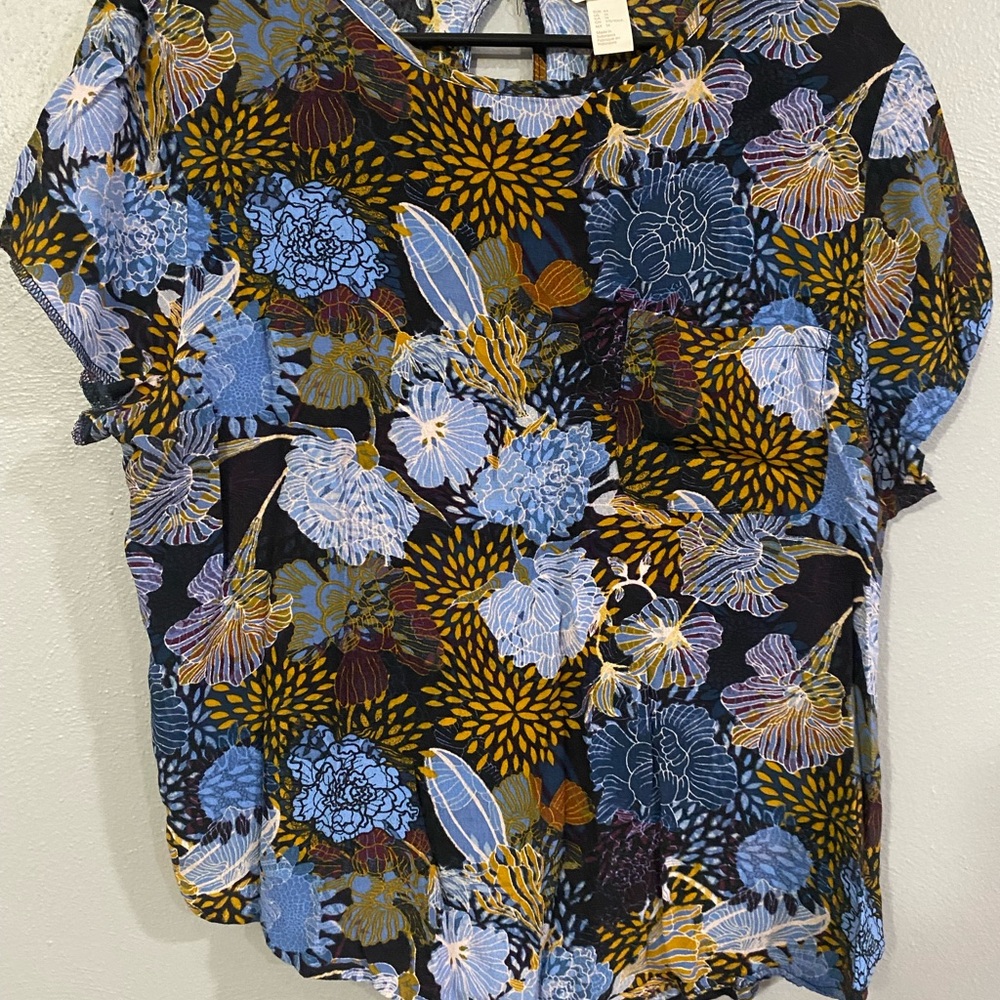 Floral Print Women's Top